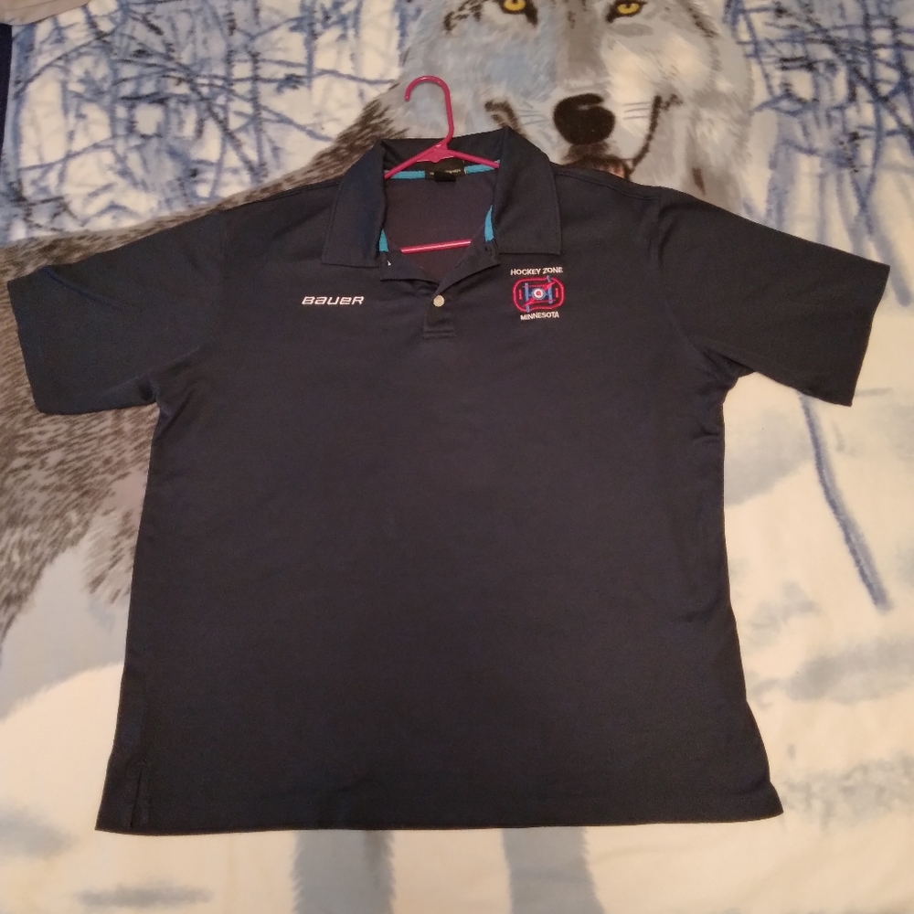 Bauer Hockey Zone Minnesota Polo- Mens XXL